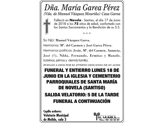 Dñ.MARIA GAREA PEREZ