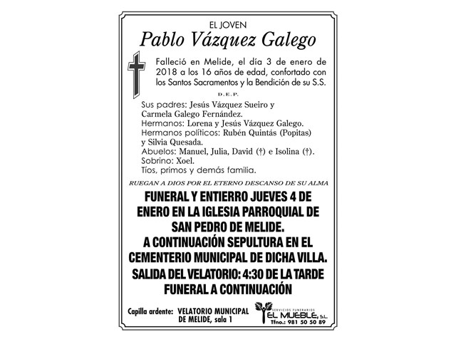 EL JOVEN: PABLO VAZQUEZ GALEGO 