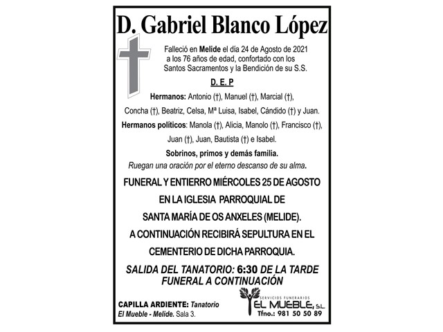 GABRIEL BLANCO LÓPEZ