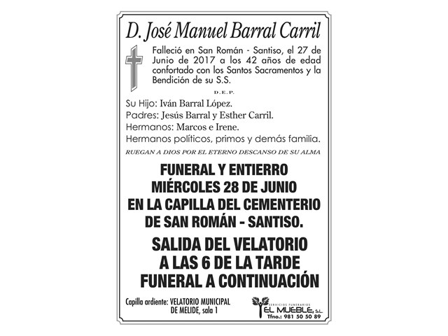 JOSE MANUEL BARRAL CARRIL