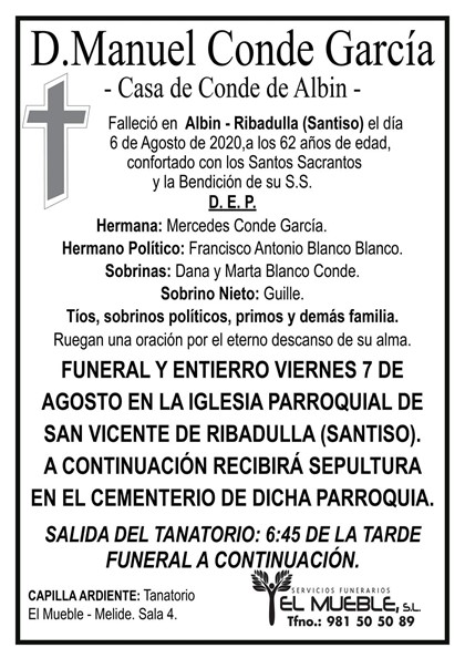 MANUEL CONDE GARCÍA