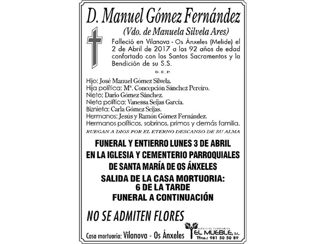 MANUEL GÓMEZ FERNÁNDEZ